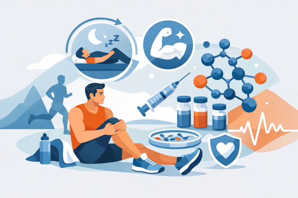 Peptide für Regeneration im Sport: Was zählt